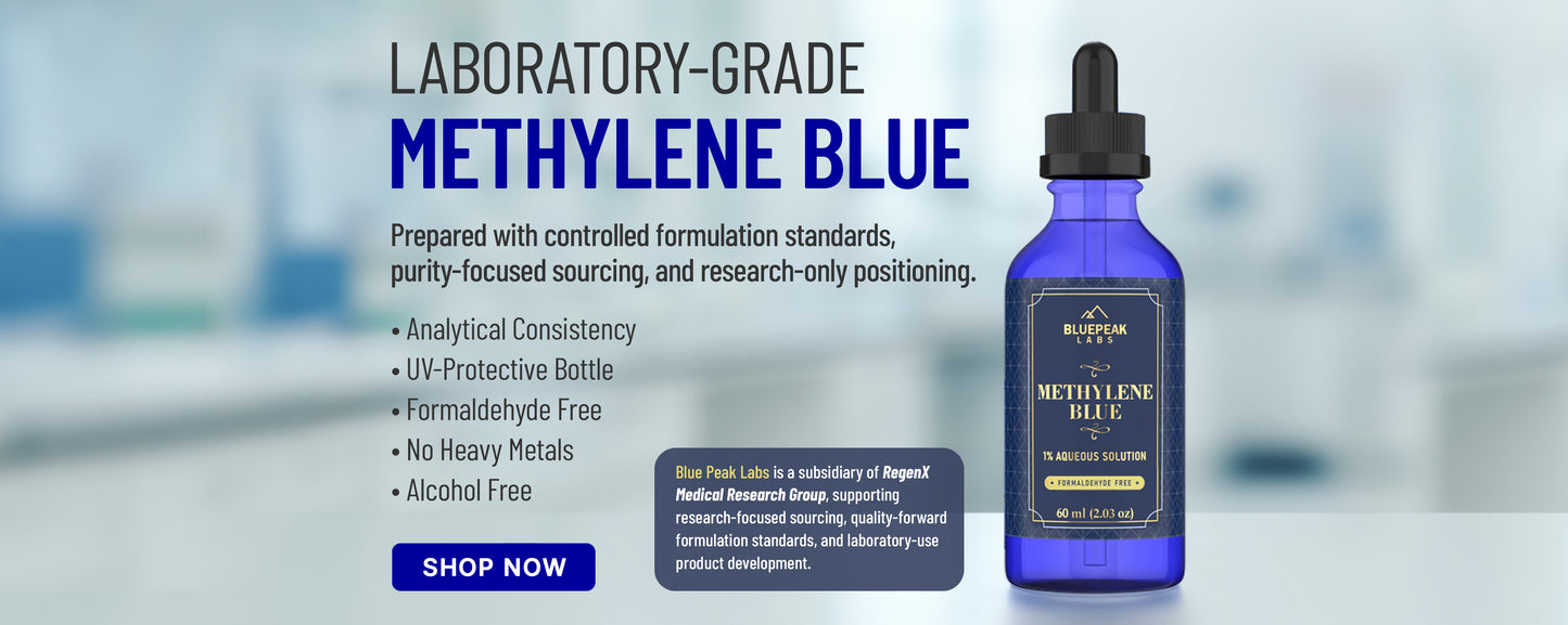 Methylene Blue 1% Aqueous Solution — 60mL | High Purity Lab Grade